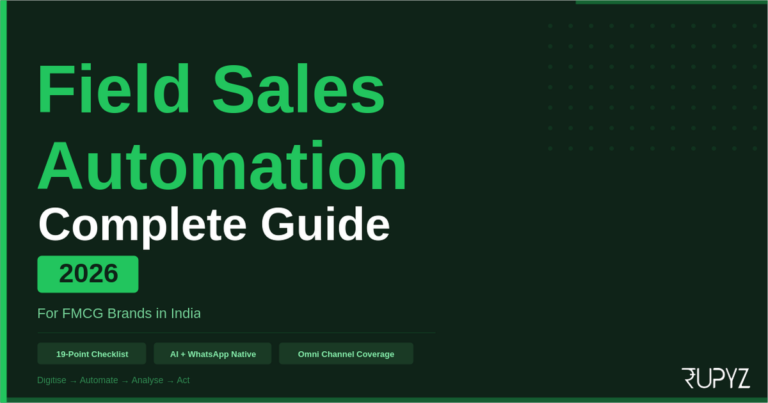Field Sales Automation Software Complete Guide 2026 FMCG India - Rupyz GrowthOS